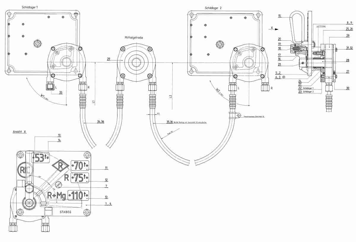 reversing device RIC-R-R+Mg UV 40